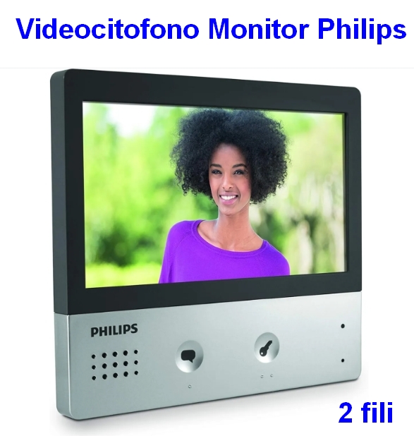 Videocitofono Monitor 7" Aggiuntivo Philips 2 fili